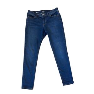 a.n.a Womens Mid Rise Skinny Fit Jegging Jean Size 10 Like New Dark Wash Misses